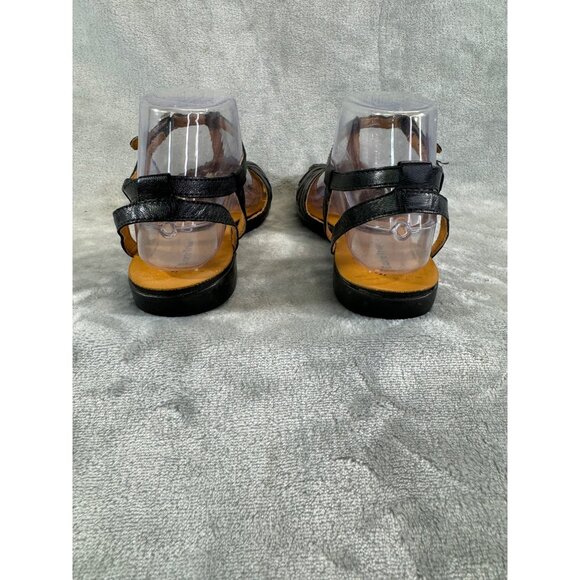 Baretraps Womens Shoes 6.5M  Ellary Black buckeled strap Sandals - Picture 9 of 16
